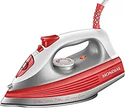 Ferro a Vapor, Mondial, Branco/Coral, 1200W, 110V - FVN-01-O