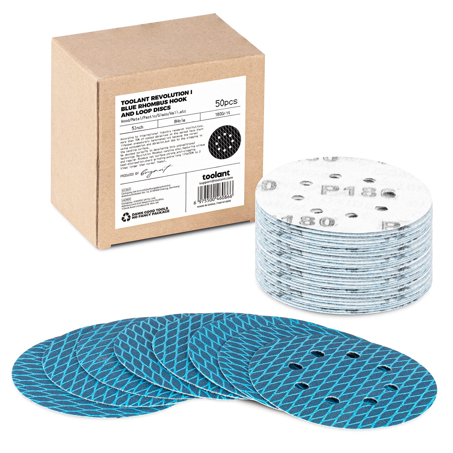 Diamond Sanding Discs - 50 Pack, Faster & Longer Lasting -14