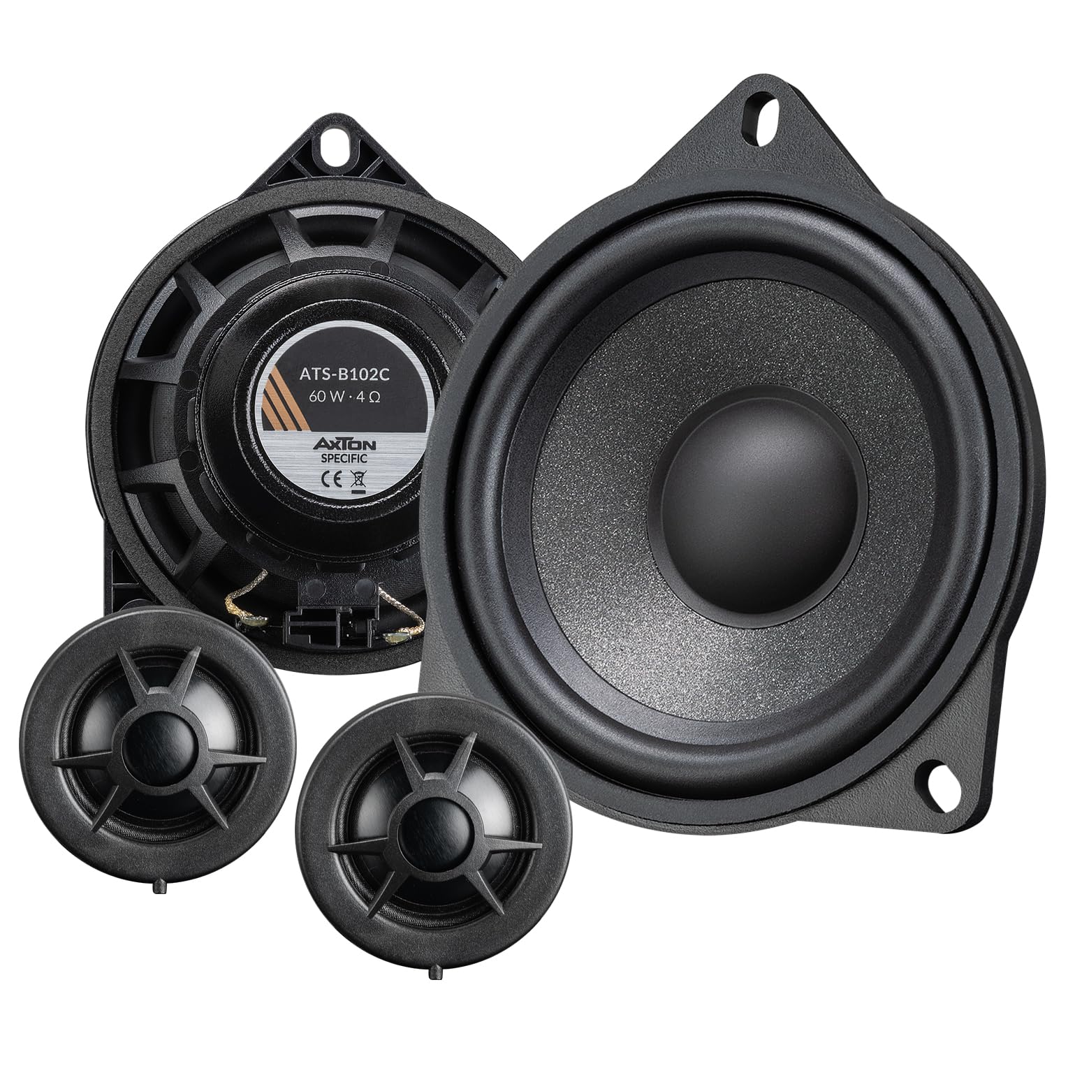Axton ATS-B102C | Specific 2-Wege 10cm Kompo Lautsprecher System für BMW