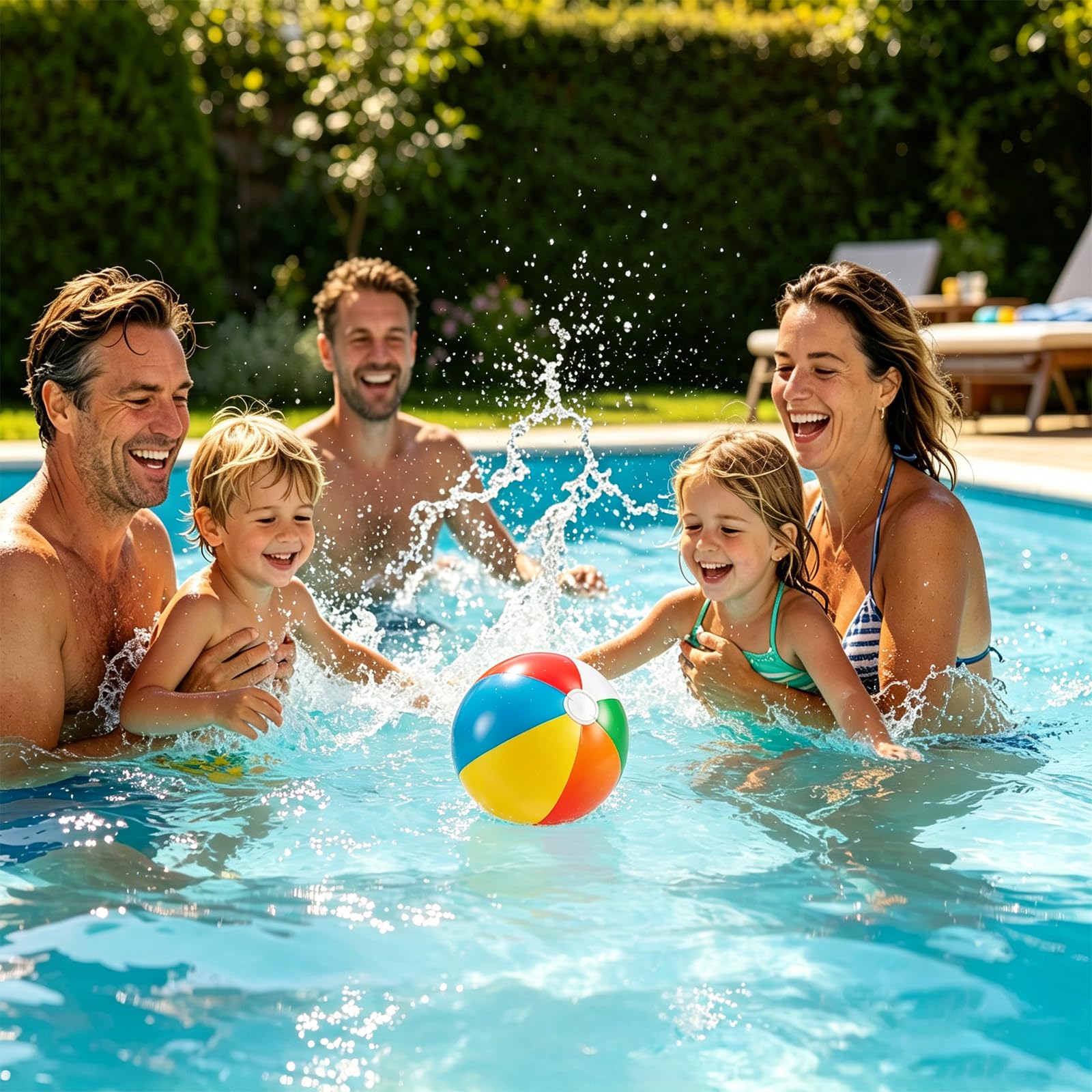 Pelotas Playa Hinchables 6 Piezas Coloridas Bolas Agua Inflables Verano Piscina Fiesta