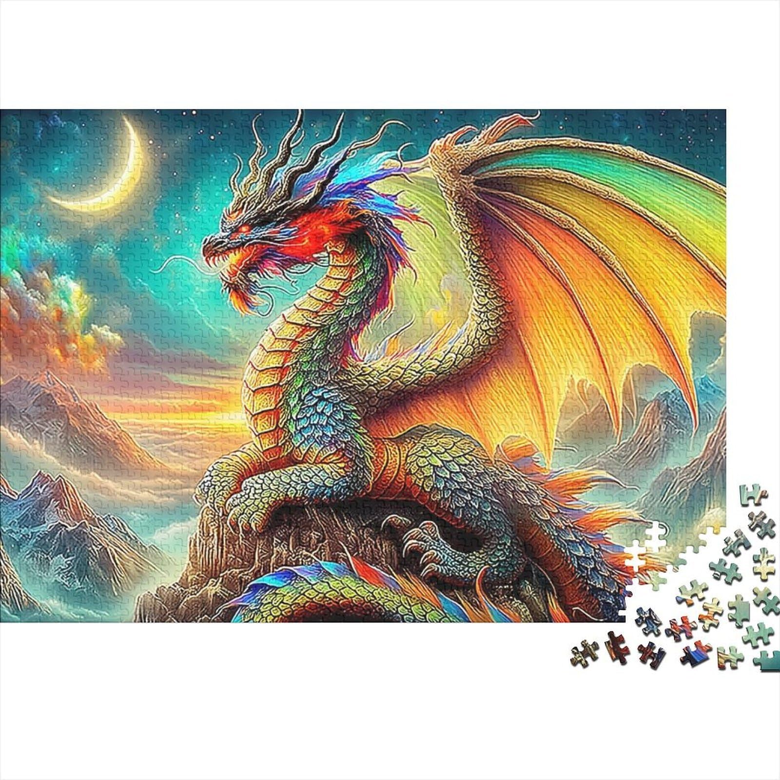 Rompecabezas de 1000 piezas de criaturas míticas: un desafiante reto mental de 38x26 cm 8