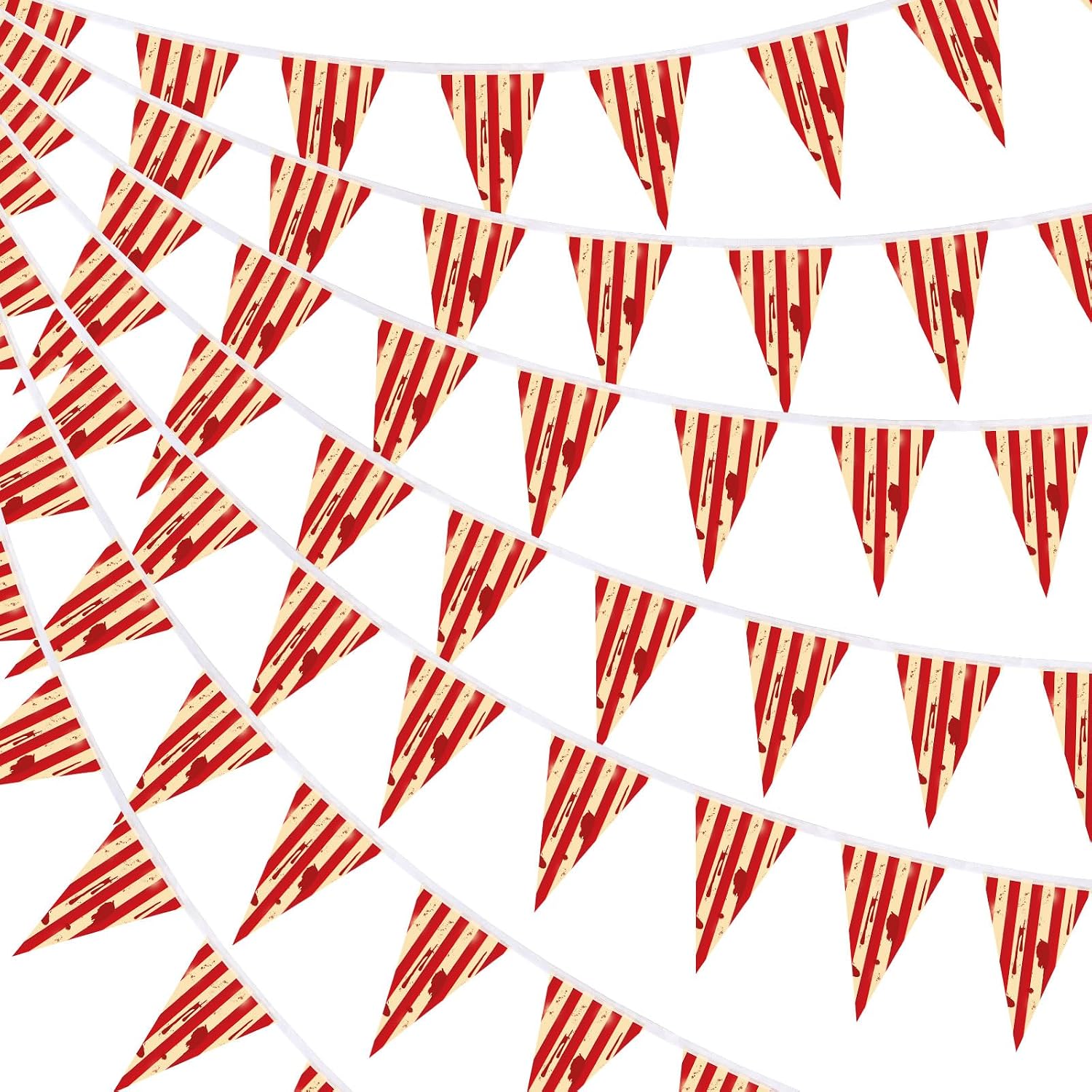 MARFOREVER 263 Ft 160 Pcs Oktoberfest Decorations Pennant Flags Banner
