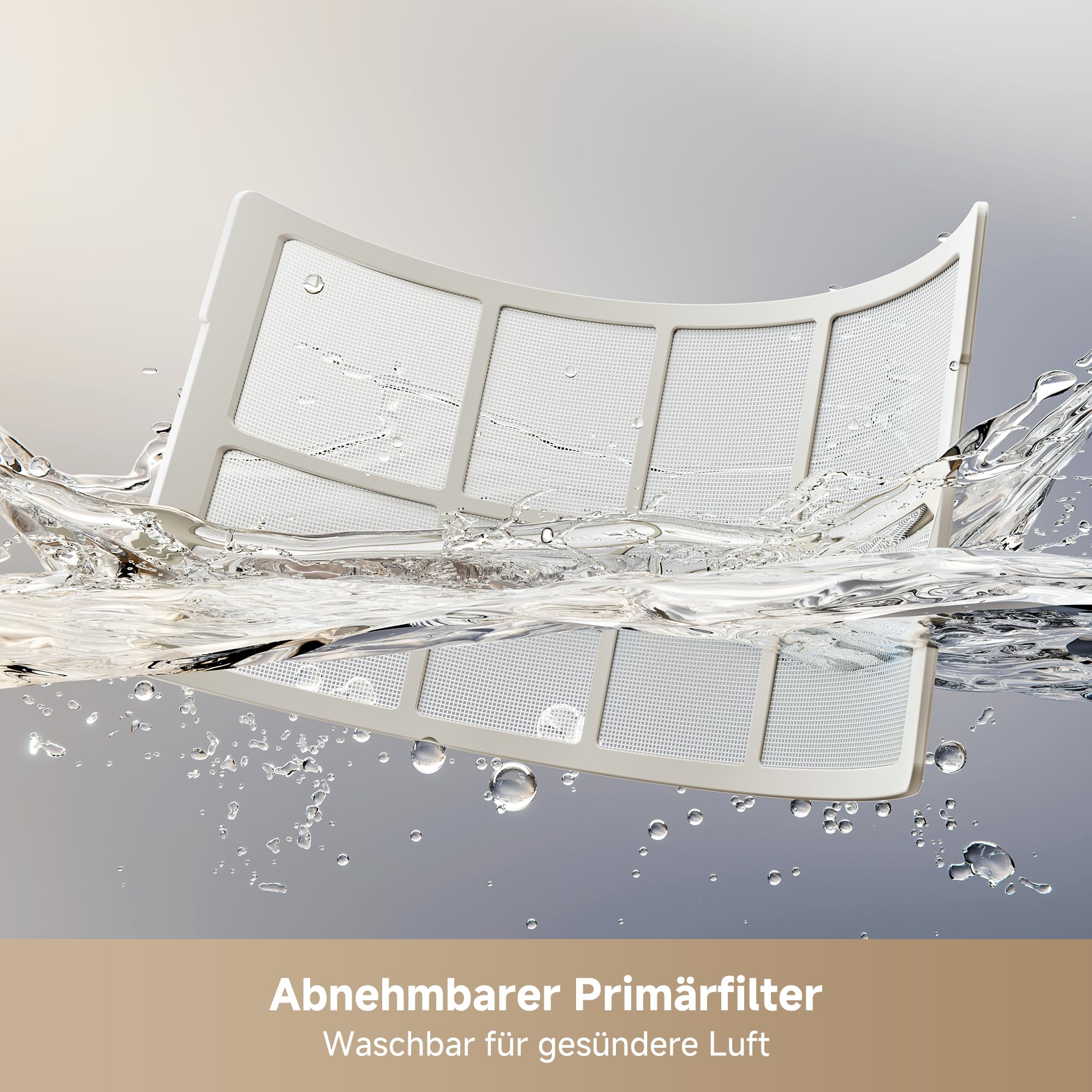 dreame MF10 Der flügellose Ventilator mit 270°-Raumluftstrom für die Zirkulation im gesamten Raum, temperaturadaptiver Luftstrom, intelligenter Windstrom, waschbarer Filter