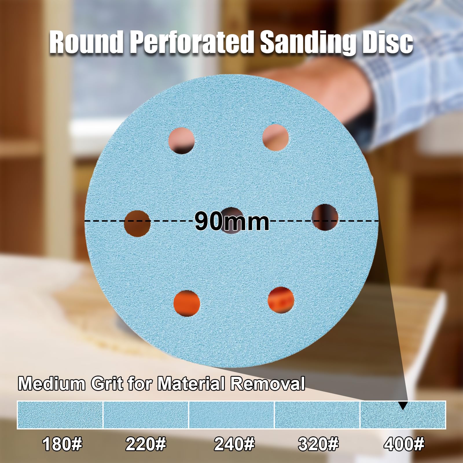 Festool Granat Sanding Discs - 100 Pack P400 -3