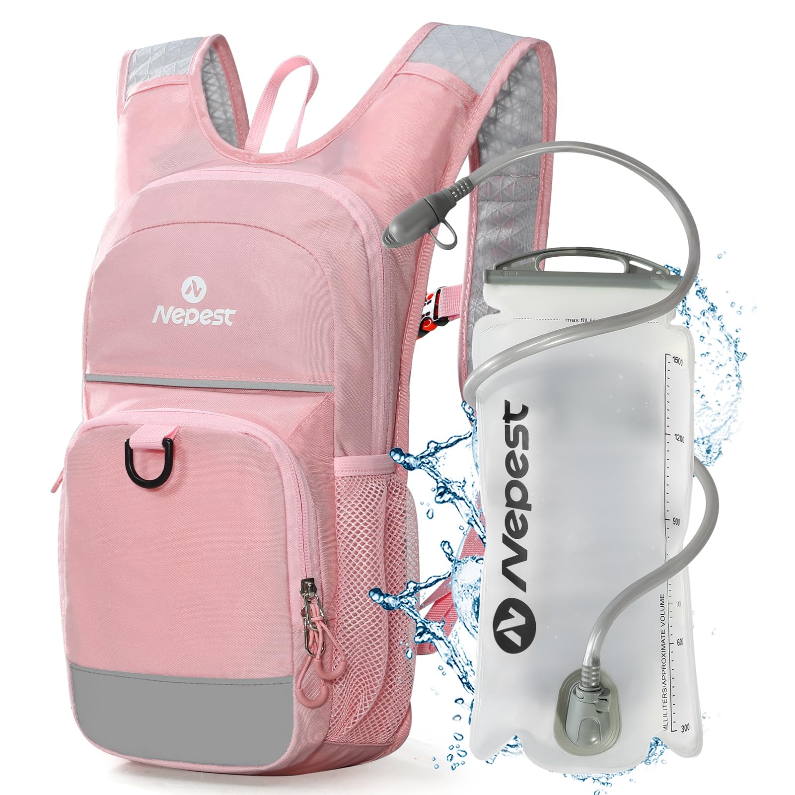 Nepest Kids Hydration Backpack (Pink)