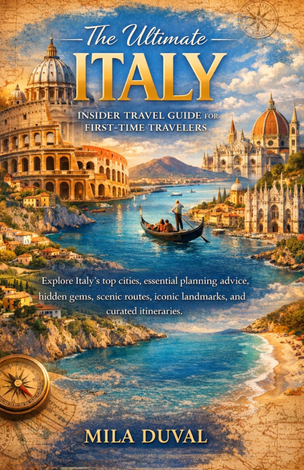 THE ULTIMATE - ITALY INSIDER TRAVEL GUIDE FOR FIRST-TIME TRAVELERS: Explore Italy’s top cities, essential planning advice, hidden gems, scenic routes, iconic landmarks, and curated itineraries.