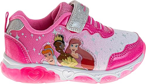 Miniatura 2 de Disney Zapatos iluminados sin cordones de personajes de princesa para niñas (bebéniña pequeña)