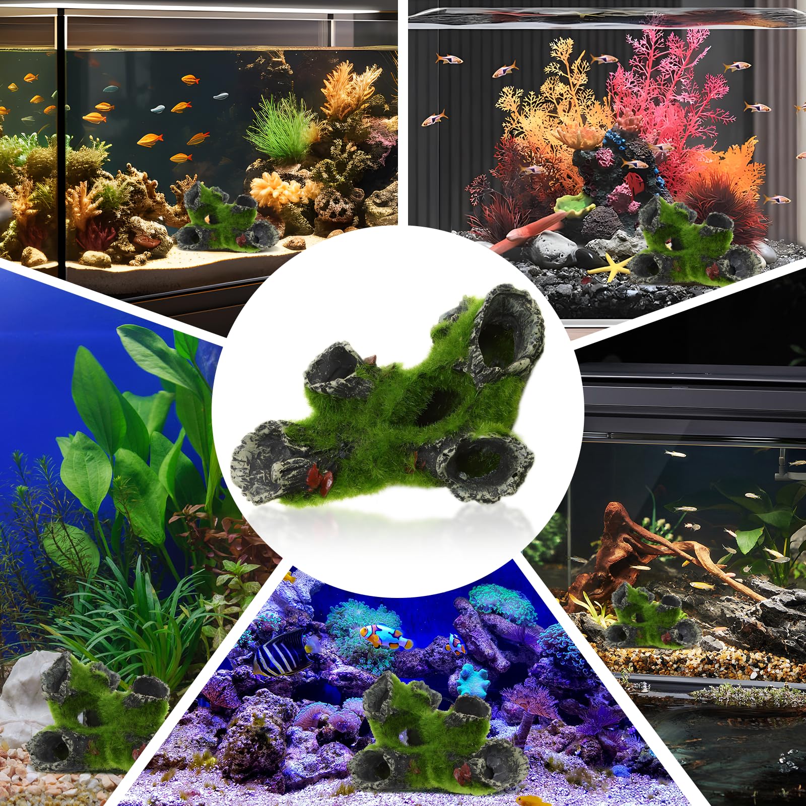 YOUTHINK Aquarium Ornament, Aquarium Landscaping Aquarium Dead Wood Decor Use For Fish Tank Home Decoration