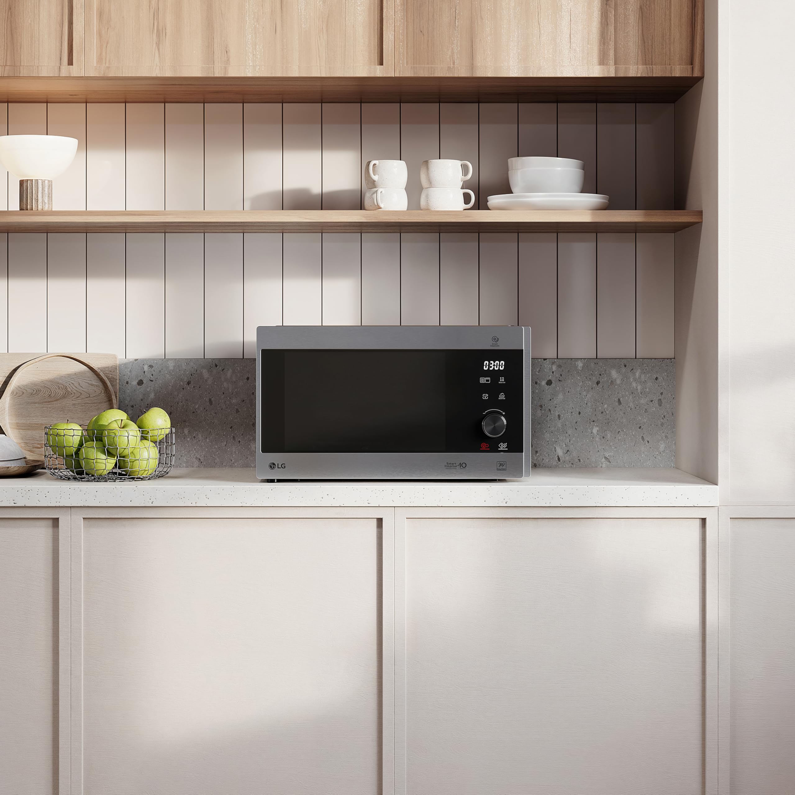 LG NeoChef MH6565CPS - Horno microondas (25 L)