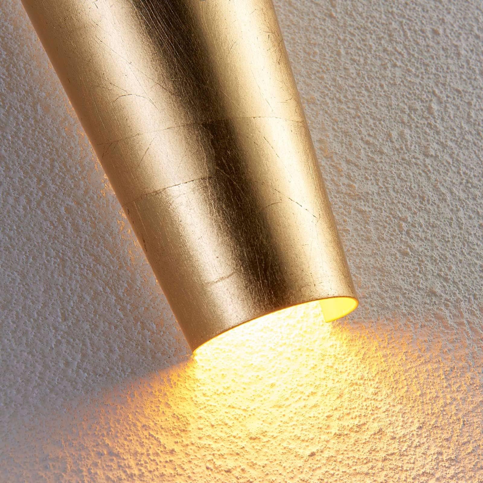Lindby Wandleuchte, Wandlampe Innen Conan (Modern) in Gold/Messing aus Metall (2 flammig G9) - Wandstrahler Wandbeleuchtung Schlafzimmer Wohnzimmer Wohnzimmerleuchte