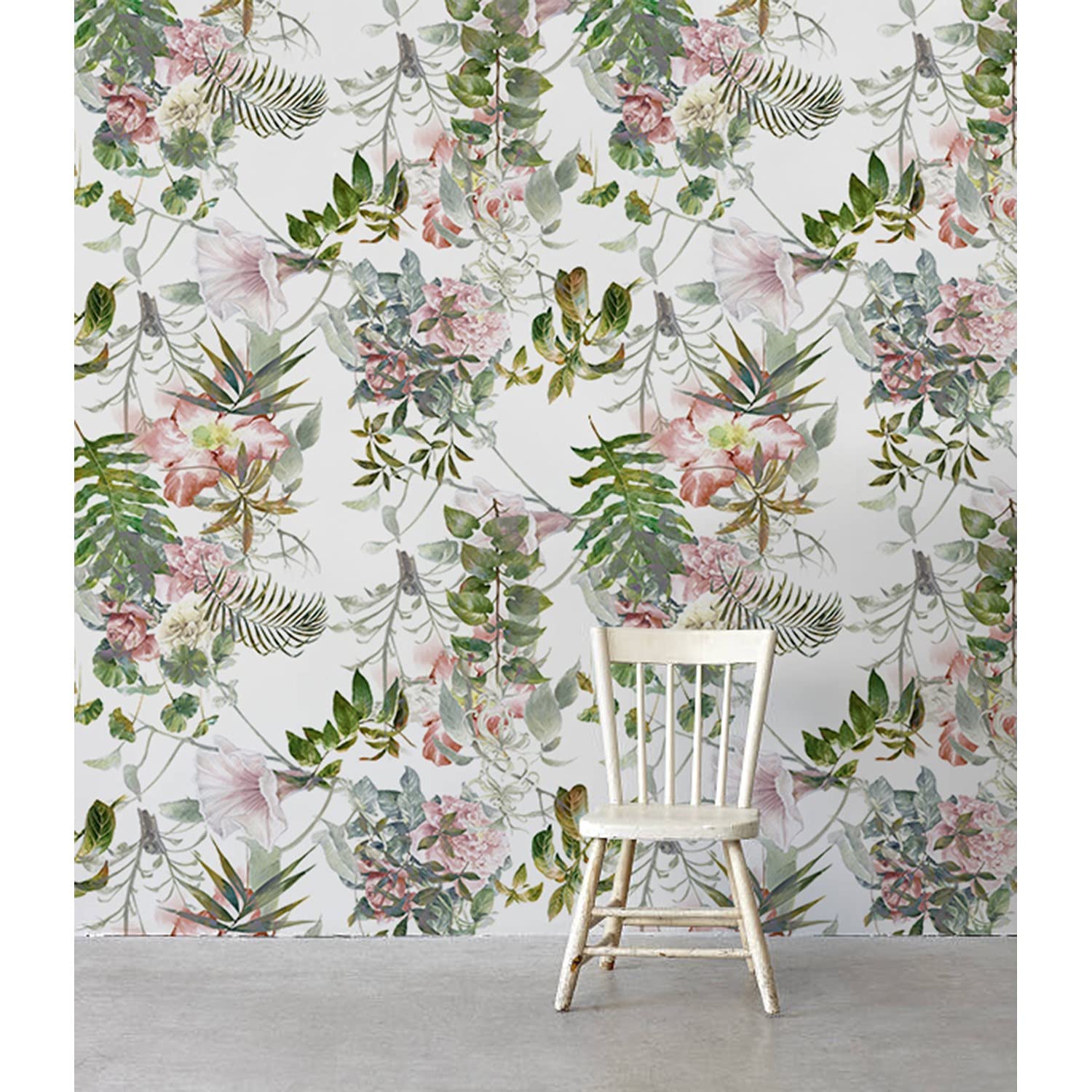 Papier Peint Mural Fleur Pastel pour Créer une Ambiance Douce dans la Chambre