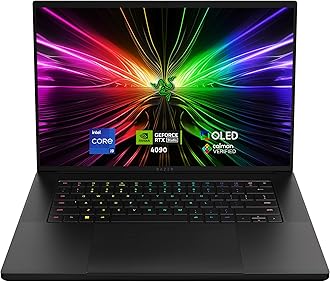 Blade 16 Gaming Laptop: NVIDIA GeForce RTX 4090 - Intel Core i9-14900HX 14th Gen CPU - 16" OLED QHD+ 240Hz Display - 32GB RAM - 2TB SSD - Windows 11 - Chroma RGB - Snap Tap