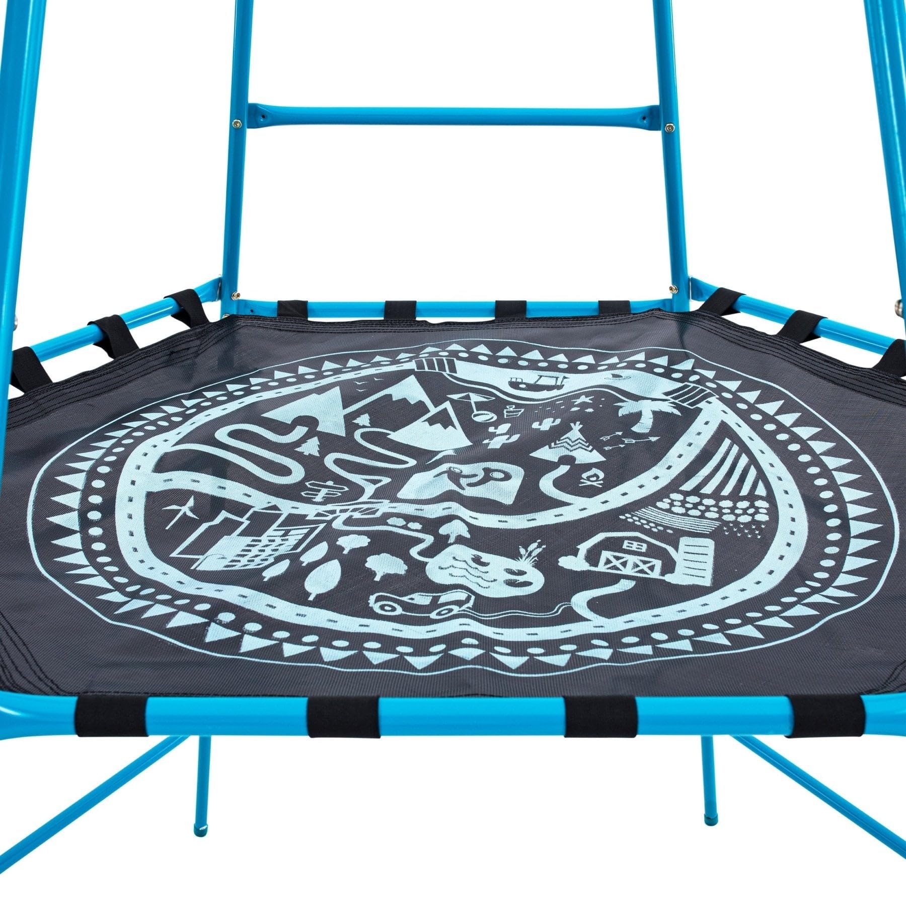 TP Toys Aire de Jeux Métal Explorer – Pont de Singe, Hublot, Kit d’Ancrage – Évolutive Dès 18 Mois – Pour Jardin – Structure Robuste et Galvanisée – 201 cm Hauteur