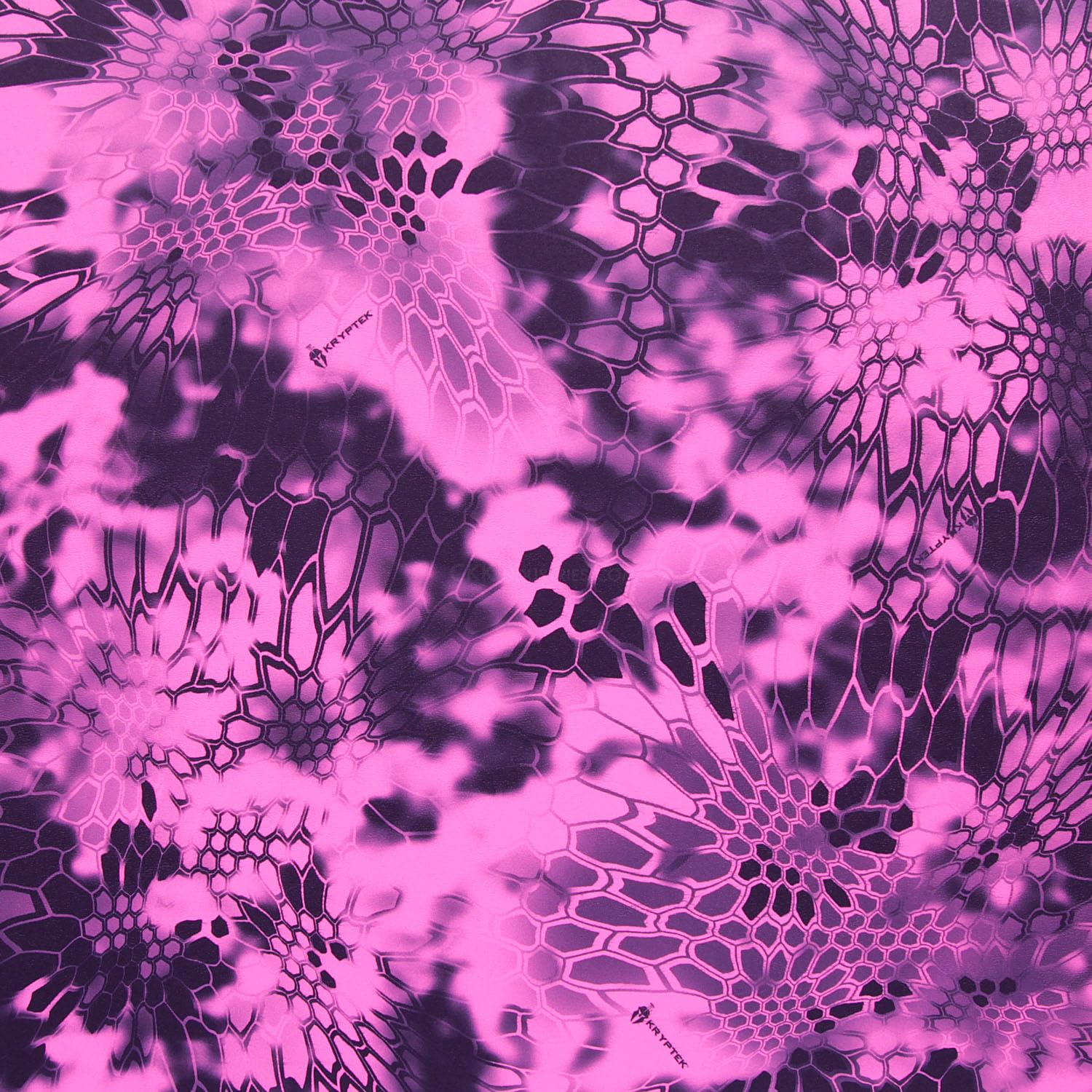 KYDEX Thermoform Sheet - (P1 Texture) - (Infused Print) - (12in x 12in) - (Kryptek Xtreme Camo - Hot Pink) - (1 Sheet) - (for Holster Making & Hobby)