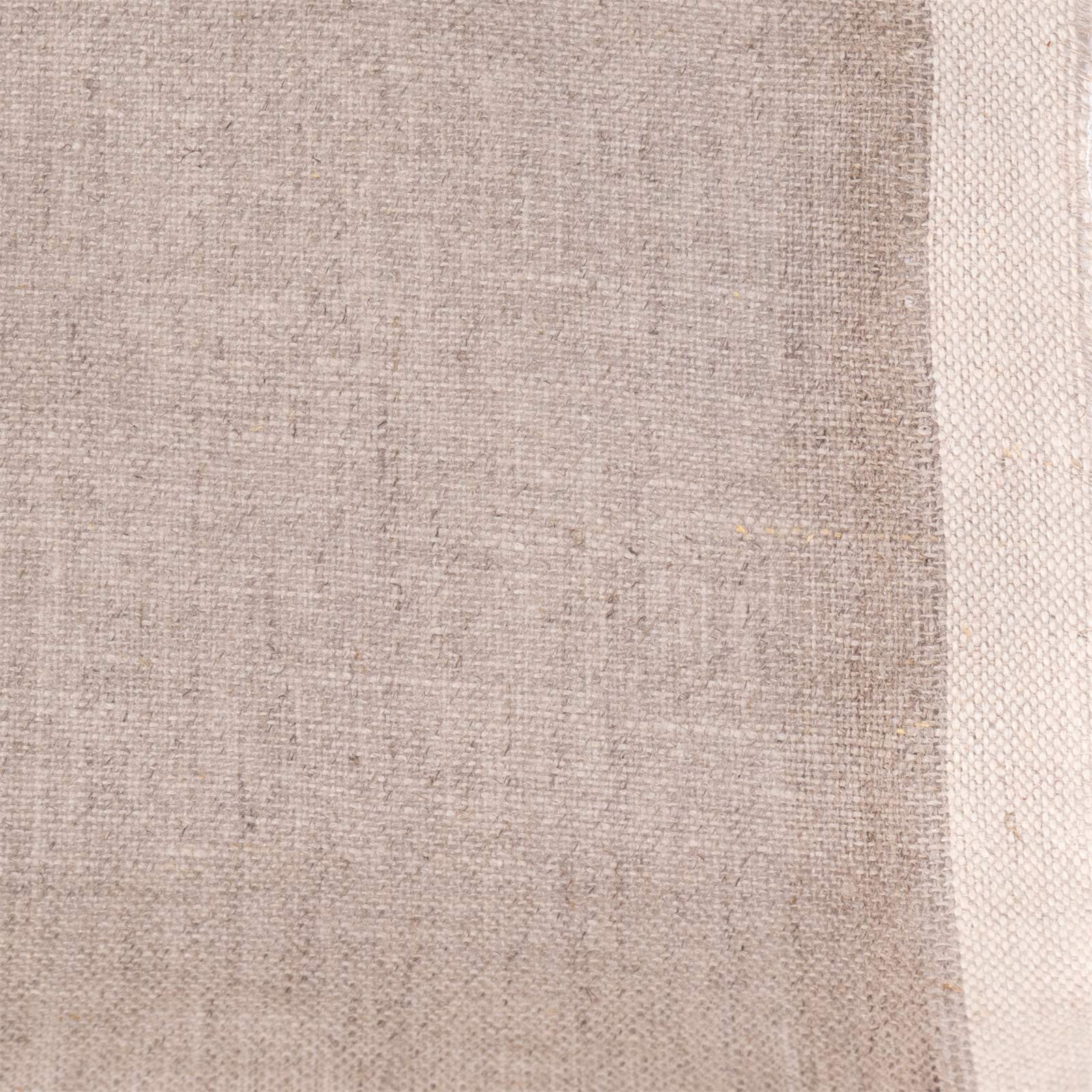 Toile de Lin en Rouleau 400 GSM | 100% Lin, 1,7x10 m | prêt à Peindre Rouleau de Toile, avec apprêt Transparent