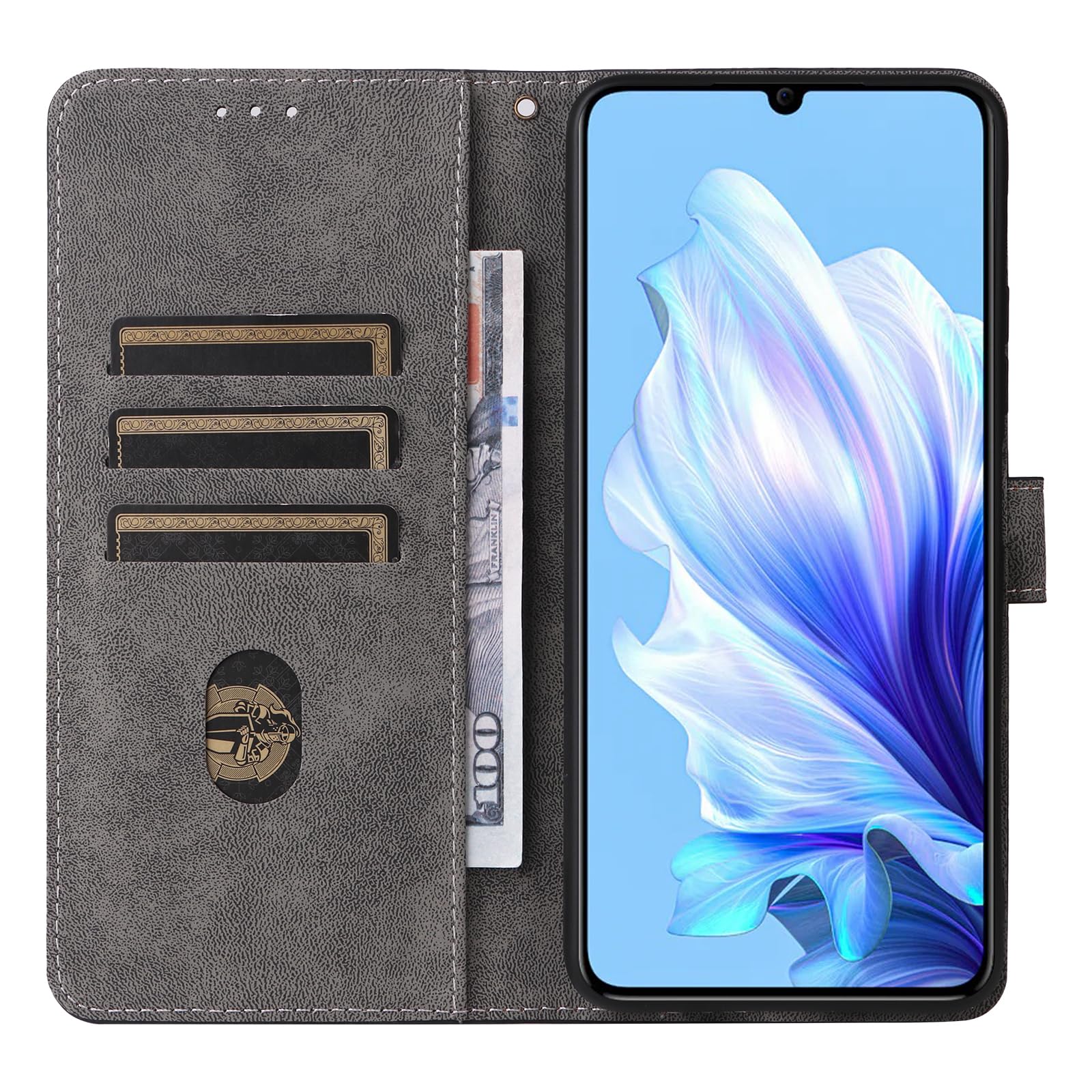 NEXCURIO Custodia a Libro Cover Portafoglio per Sasung Galaxy A12