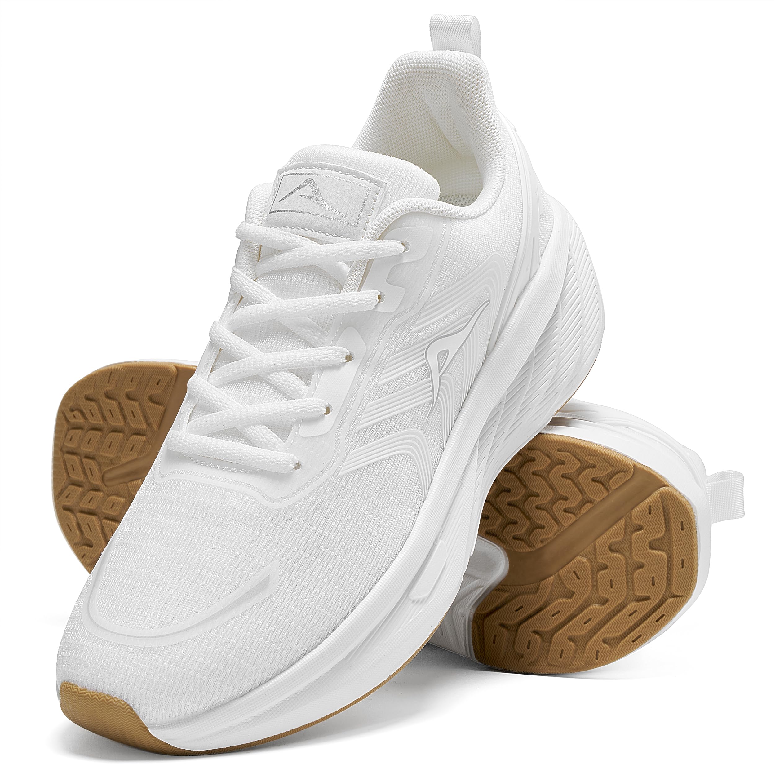 Womens Sneakers Walking Shoes: Comfortable Tennis Shoes with Cushioned Non Slip Sole - Lightweight Breathable Casual Athletic Gym Workout
