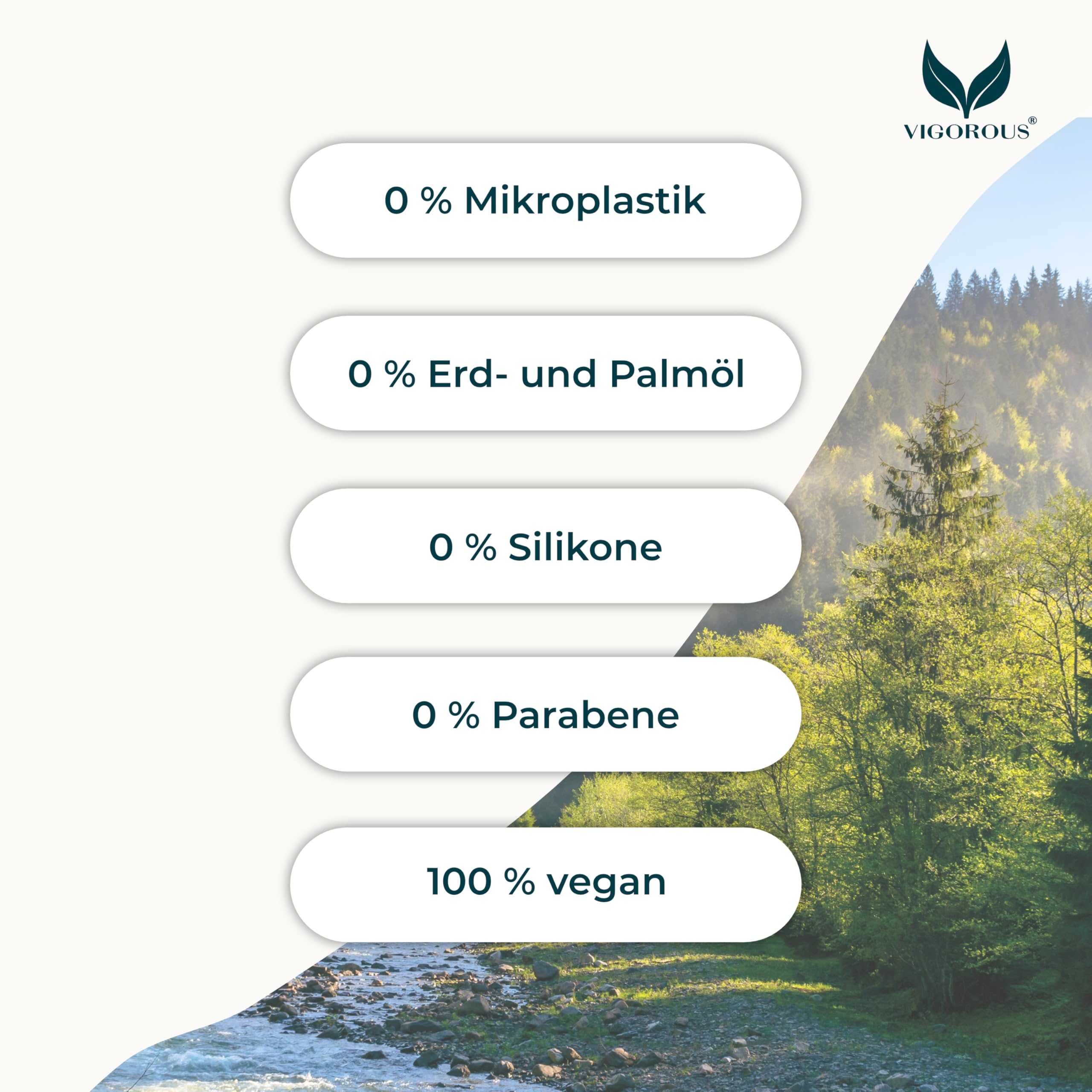 VIGOROUS® Moossalbe - 100ml Antifaltencreme soforteffekt - Naturkosmetik mit Hyaluronsäure - Anti Aging Gesichtscreme Damen & Herren - Vegane Feuchtigkeitscreme Gesicht Made in Germany (Packung mit 2)