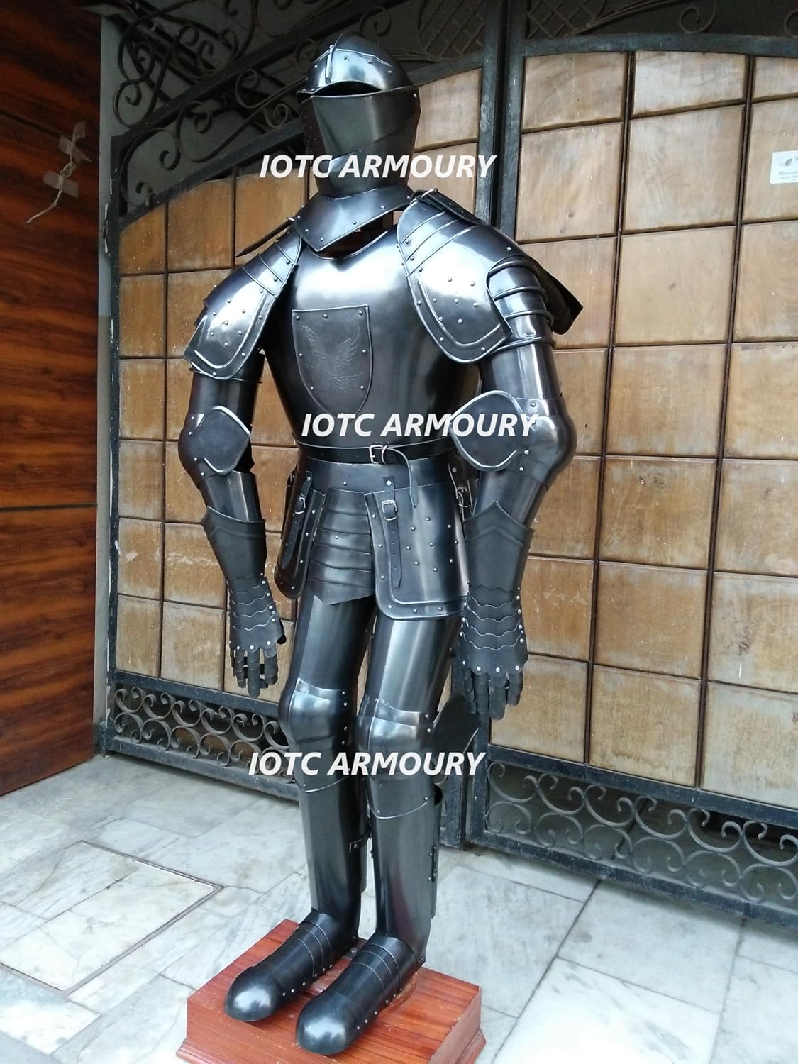 Medieval Knigt Full Suit Of Armor- Combat Closed Wearable For LARP SCA Renaissance Reenactment Body Armor Suit Costume