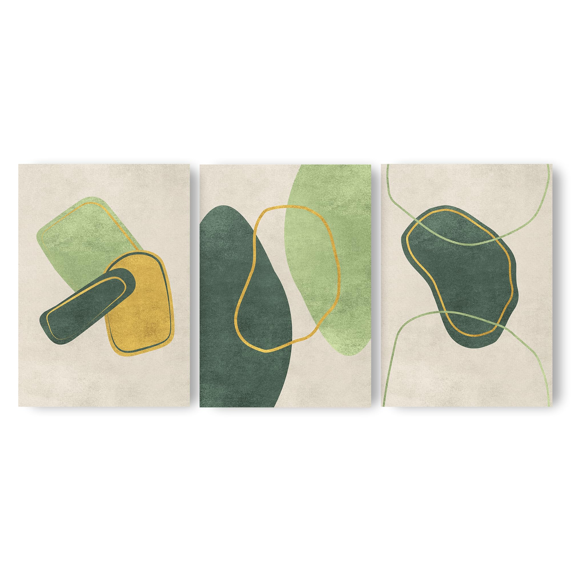 Adam and Alice Premium Unframed Wall Art Print, Textured Abstract Modern Minimalist Artwork