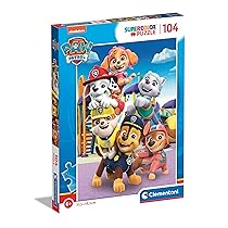 Clementoni – 27178 – Supercolor Puzzle – Paw Patrol – 104 Pezzi – Puzzle Bambini 6 Anni, Puzzle Cartoni Animati – Made In Italy