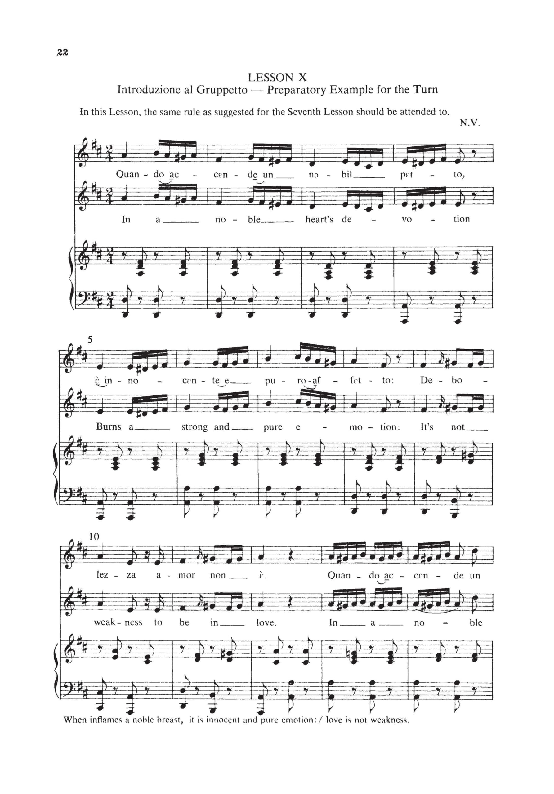 Nicola vaccai : practical method of italian singing - mezzo soprano (alto) / baritone voice: Schirmer Library of Classics Volume 1910 Alto or Baritone