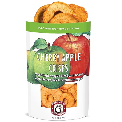 Patatas fritas secas de manzana y cereza Bocadillo de frutas crujientes hecho con manzanas Washington Sin grasa y sin conservantes