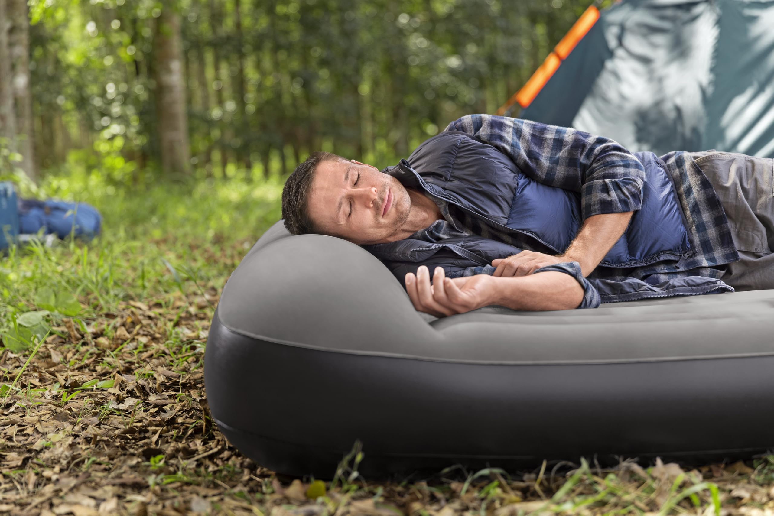 Amazon.com : Bestway Tritech Queen Double Inflatable Mattress with