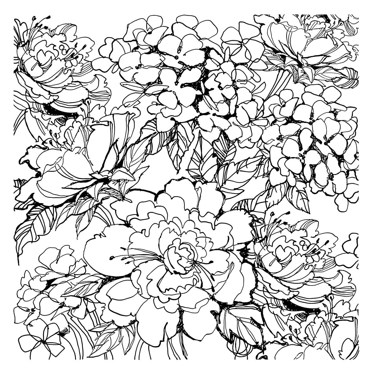 Spellbinders RSC-032 Stampendous Floral Garden Cling Rubber Stamp Set from The Beautiful Backgrounds Collection - Image 4