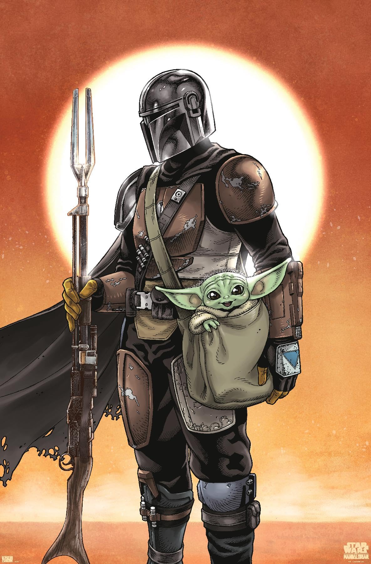 Amazon.com: Star Wars: The Mandalorian - Manga Duo Wall Poster