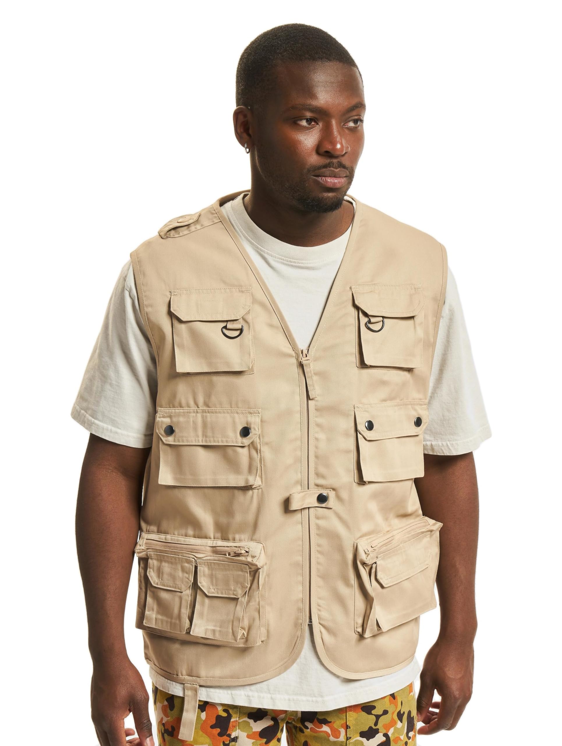 Brandit Men's Hunting Vest Beige Size M