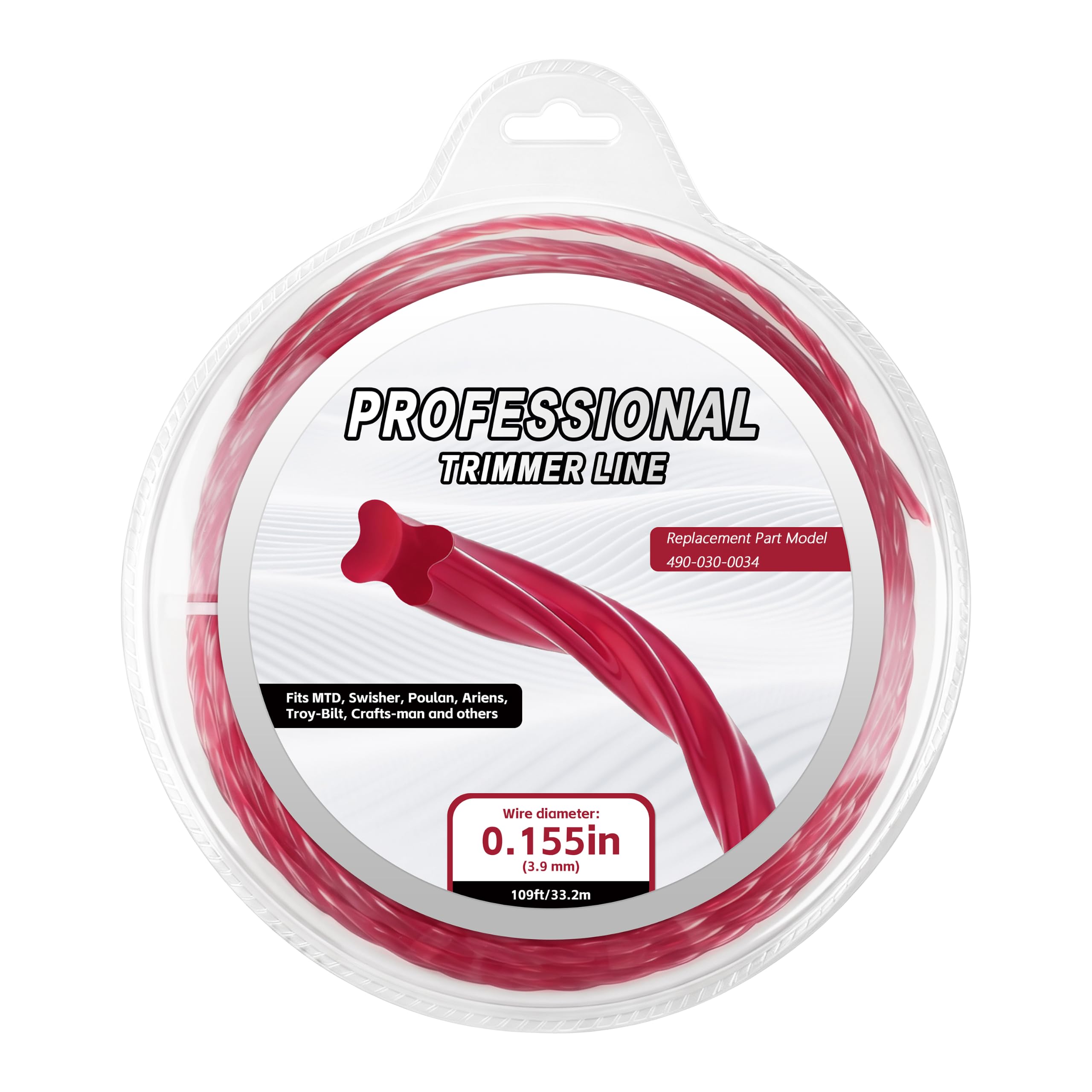 490-030-0034 .155" 109 Ft Professional Grade Trimmer Line for Arnold Xtreme