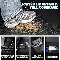 Vista 4 de orealtrend - Alfombrillas de coche compatibles con Hyundai Sonata 9ª generación 2015-2019, revestimientos de suelo de alta resistencia, protección