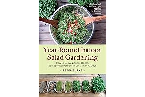 Year-Round Indoor Salad Gardening: Grow Nutrient-Rich, Soil-Sprouted Microgreens in Just 10 Days