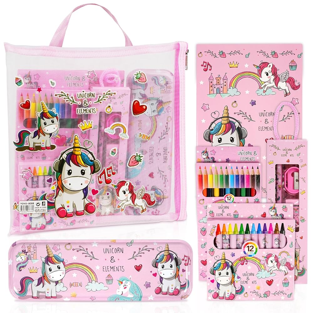 Accessoire Mignon Fille Porte-clés Licorne Peluche VALICLUD - Pendentif Mignon Fille Femme Cadeau Licorne Rose