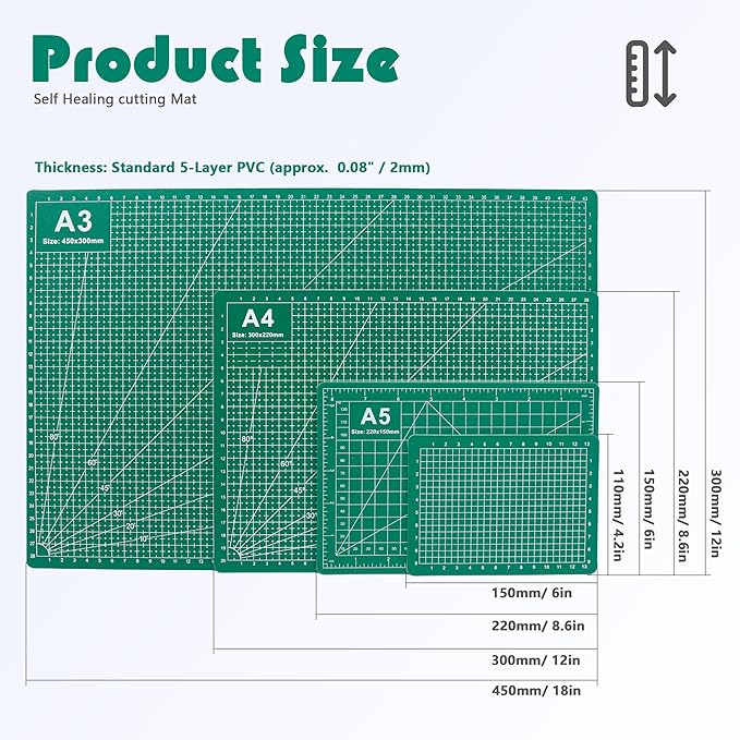 Base De Corte Autosanable 46x30 Cm Reversible miniatura 2