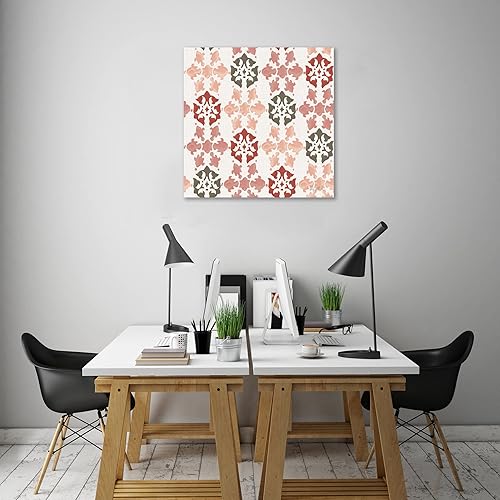 Miniatura 6 de Jaxson Rea "Vintage Petals Pattern VA Gallery Wrapped Canvas by Katie Pertiet, 30" x 30"