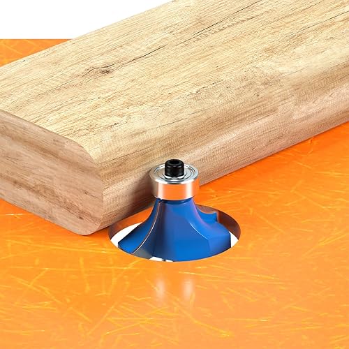 Miniatura 7 de Juego de brocas de fresado para bordes redondeados de vástago de 14 de pulgada, herramientas de fresado de carburo sólido, broca de formación de