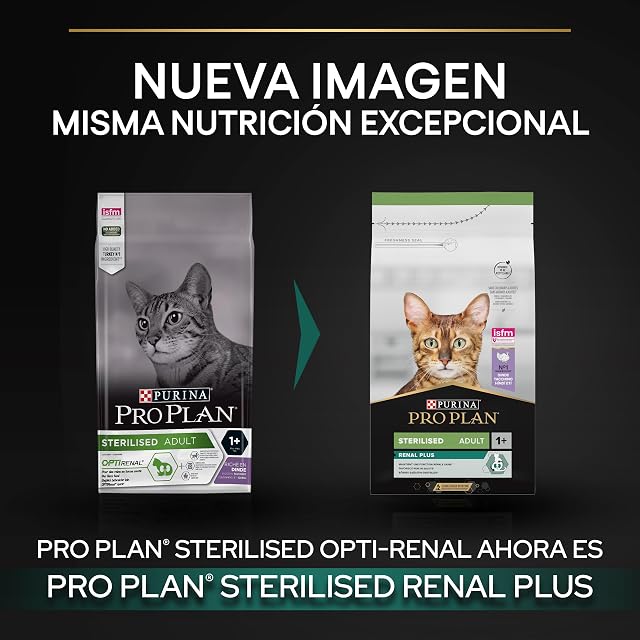 Foto 2 de 8 de Purina Pro Plan - Pienso para gatos esterilizados Purina Pro Plan Renal Plus pavo