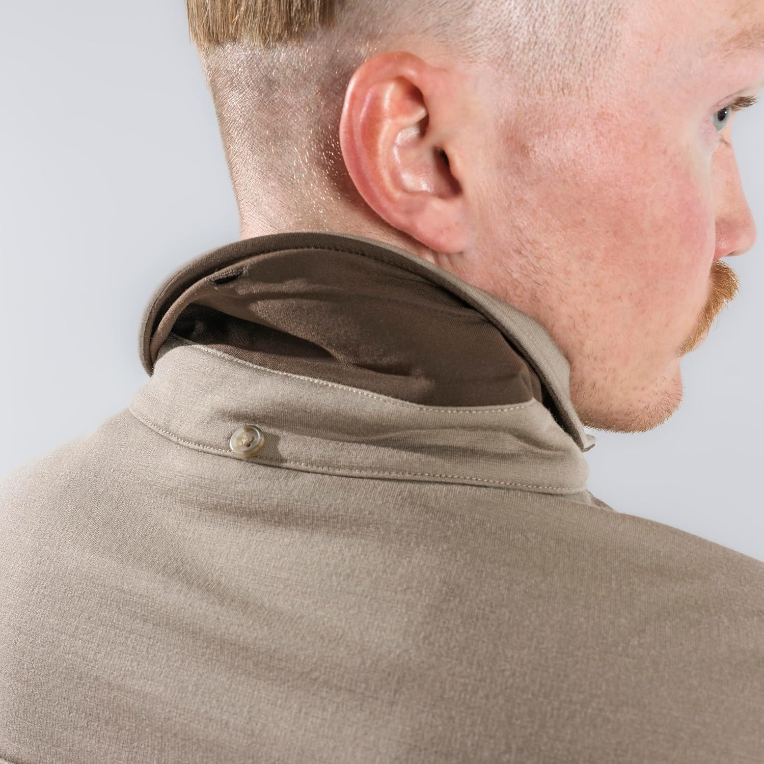 First Lite Men's Rugged Wool Field Shirt - Durable Merino Wool Hunting Midlayer