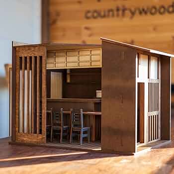 Amazon.co.jp: 1/10スケールドールハウス焼き鳥屋さんフルセット