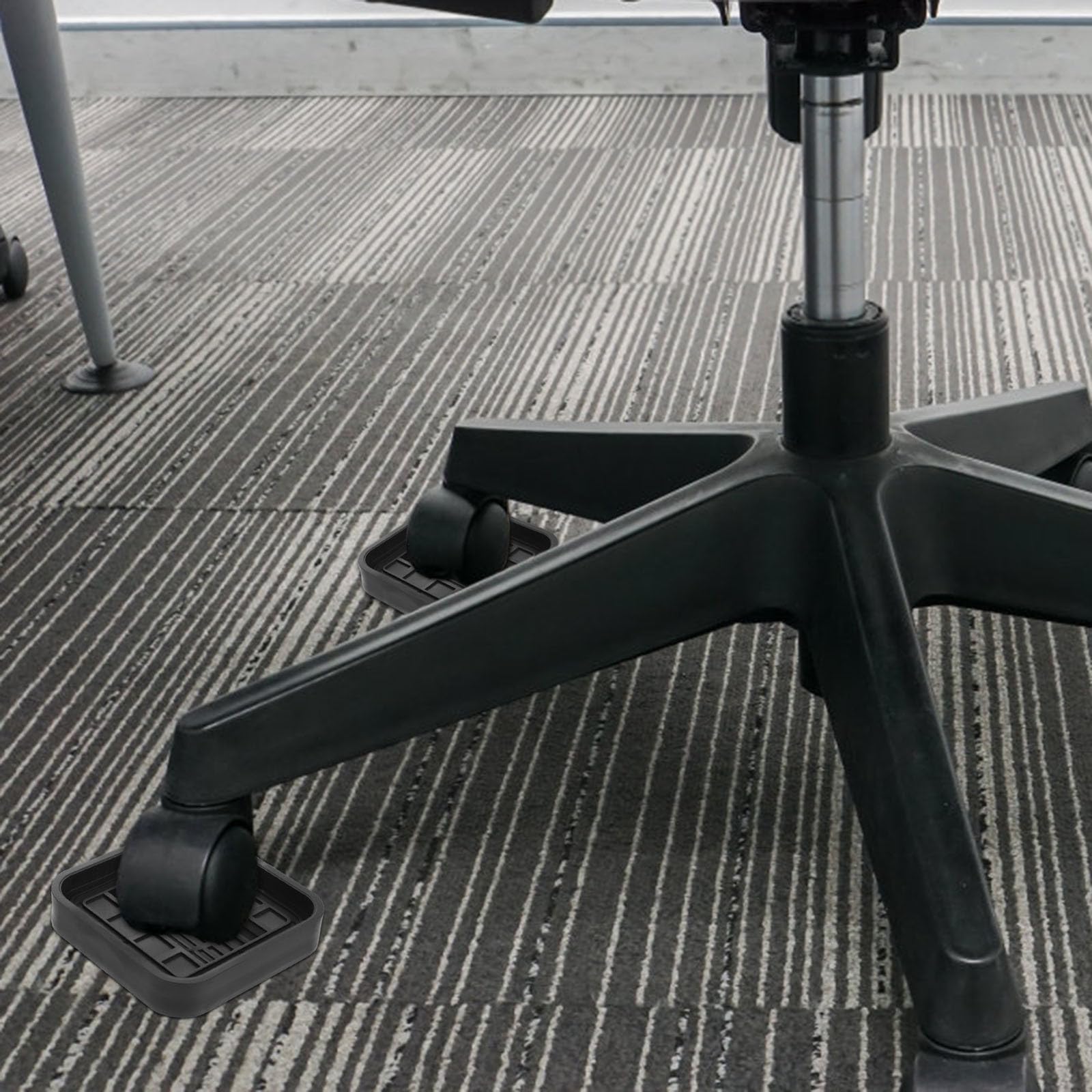 LALAFINA 8 Pezzi Fermaruote in Silicone Antiscivolo per Mobili Tappi per Ruote per Pavimenti in Legno Cuscinetti Proteggi Pavimento per e Sedie Accessori per Protezione