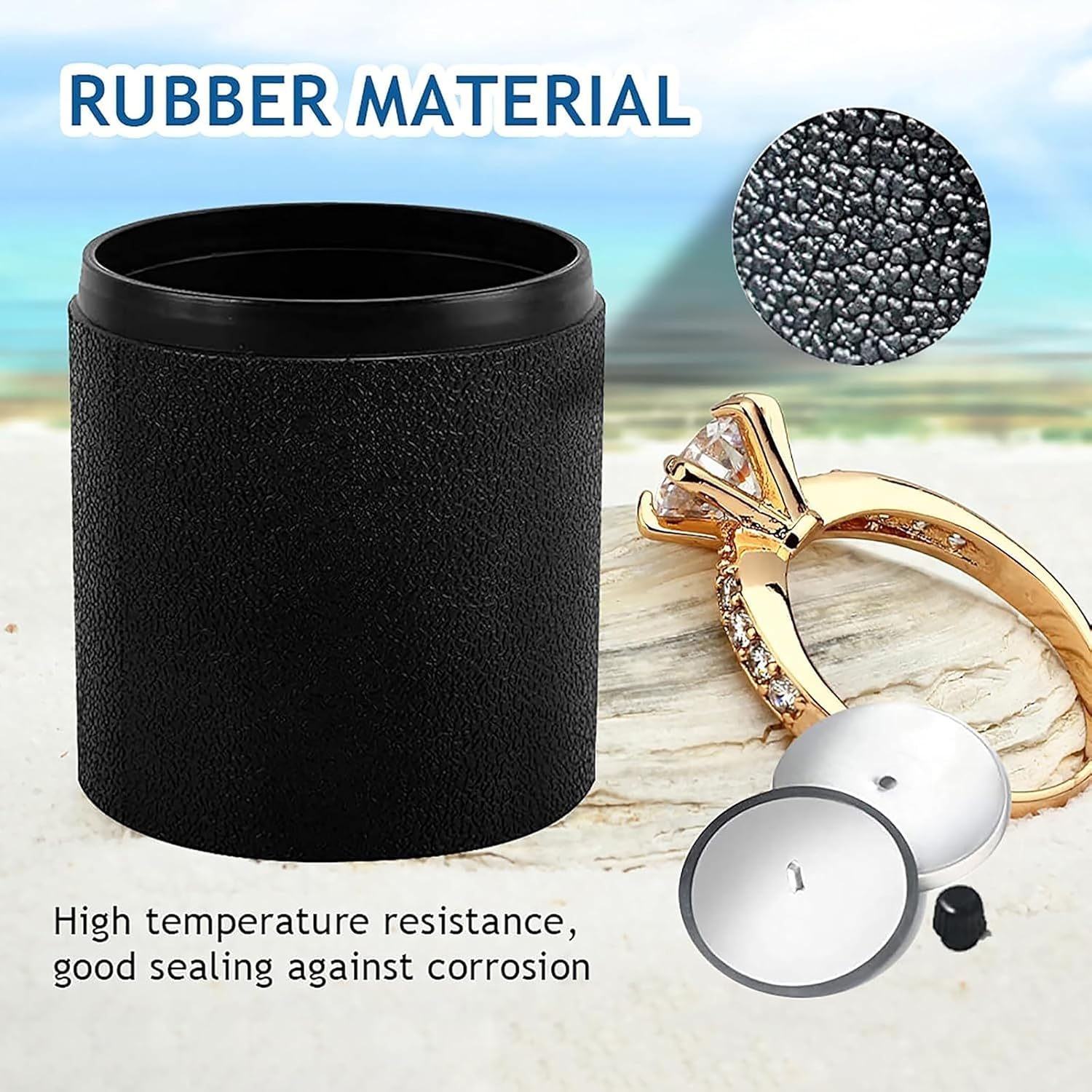 WIKINK Professional Rock Tumbler Kit, Gemstones Polisher Rotary Rock Tumbler, Rock Tumbler Machine with Leakproof Rubber Barrel, for Crystals, Stone, Glass, Metal