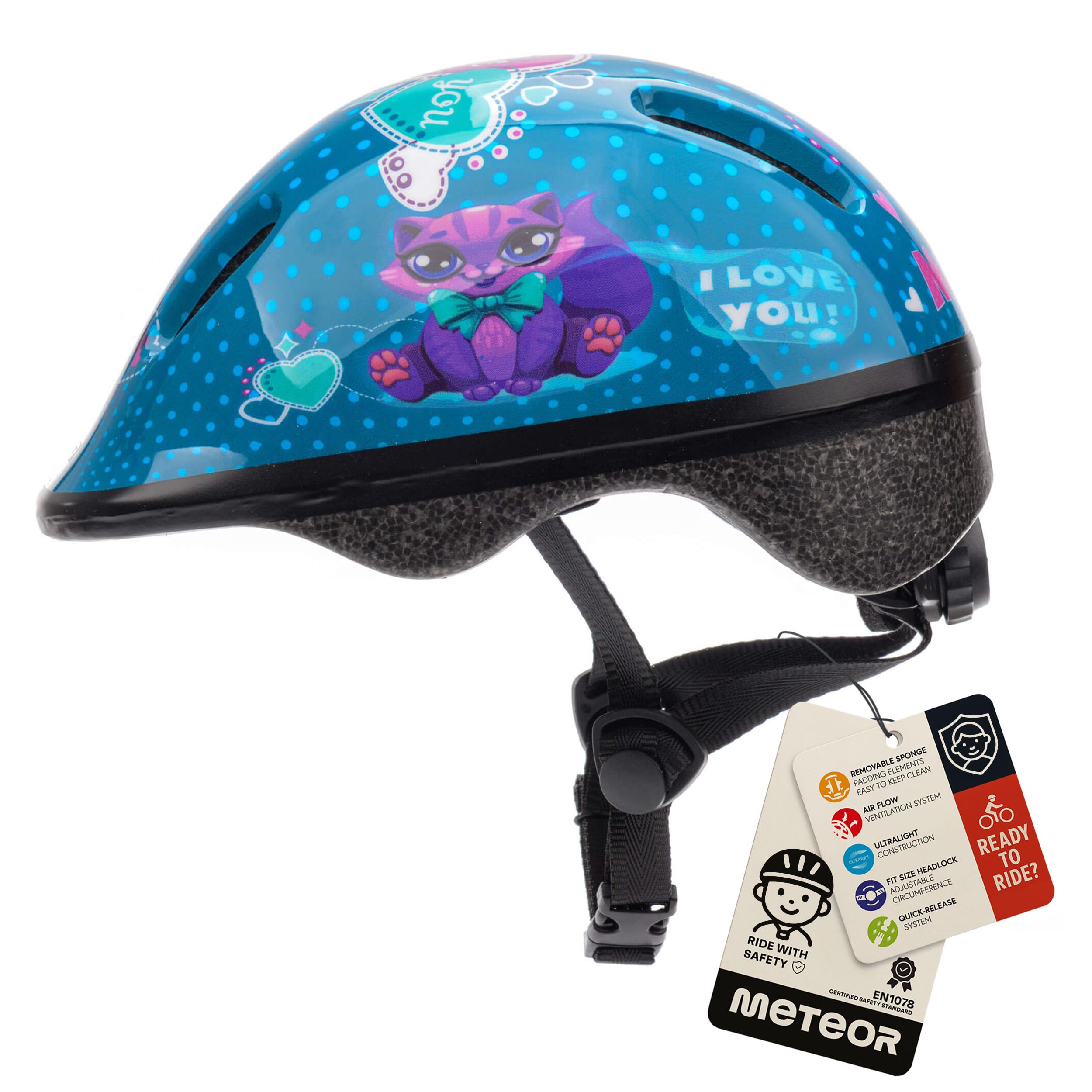 Casco Bicicleta para Niñas y Niños - Helmet Infantil de Bici para Ciclismo MTB Road Race Montaña BMX Carretera y Actividad Ciclista - Rolerskate Patines — view 10