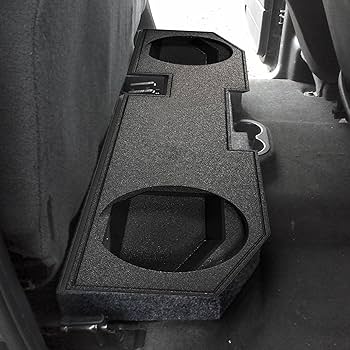QPower 4DR Dual 12 Inch Subwoofer Box Enclosure for Dodge