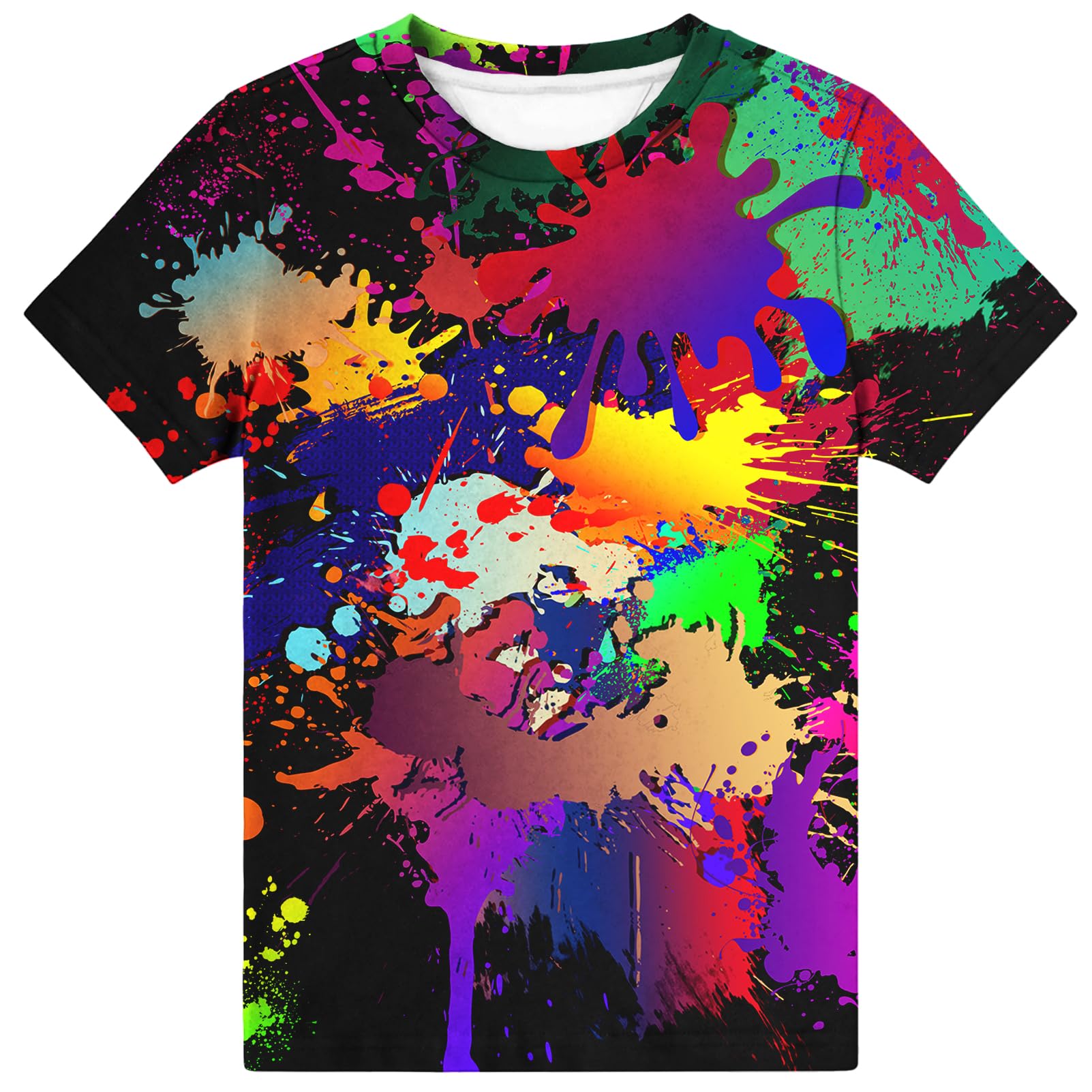 Hgvoetty Boys Girls Graphic T-Shirts Kid 3D Casual Tops Tees for 6-16 Years