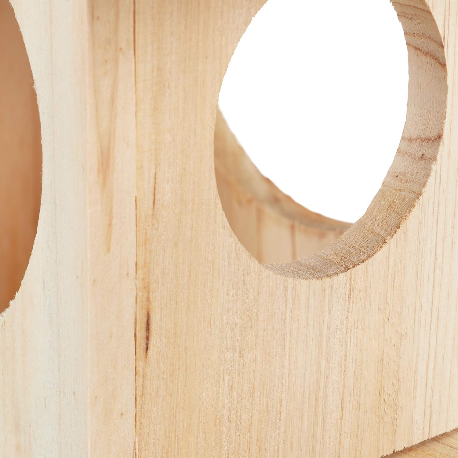 Relaxdays Hanging Squirrel Feeder, Wooden, Weather-Resistant, HxWxD: ca 17.5 x 12 x 25 cm, Green