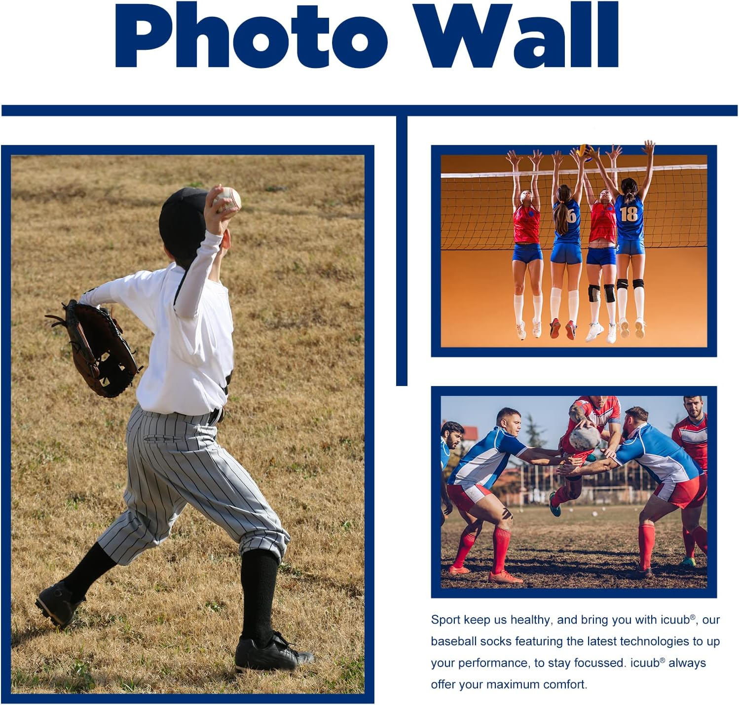 4 Pack Softball Baseball Socks for Youth Kids Adults