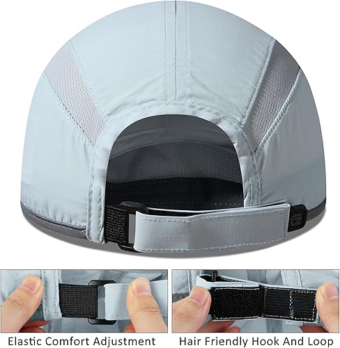 Miniatura 98 de GADIEMKENSD Sombrero reflectante plegable para exteriores, diseño sin estructura, protección solar UPF 50+, sombreros deportivos para mujeres