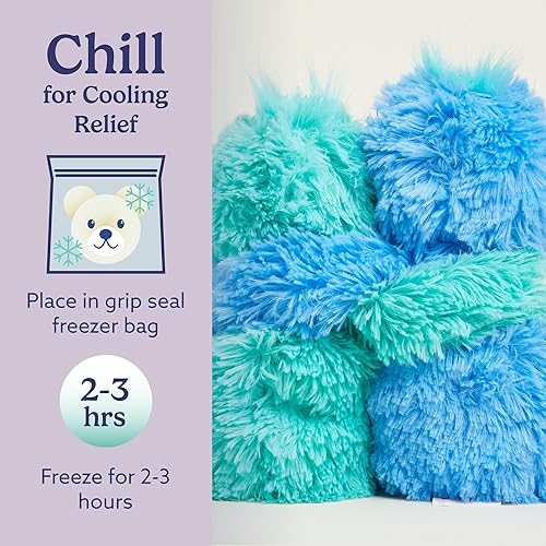 Miniatura 5 de warmies Hugs Duo - Animales de peluche con peso y aptos para microondas  Peluche térmico para calidez y comodidad  Bonitos juguetes de peluche